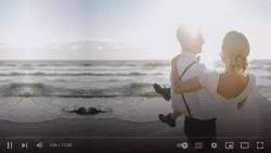 Ezkontzako gonbidapenerako YouTube bideoa